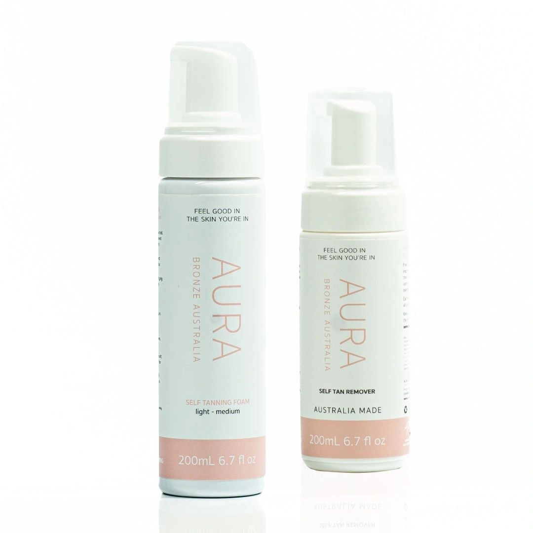 Self tanning foam + Self Tanning remover